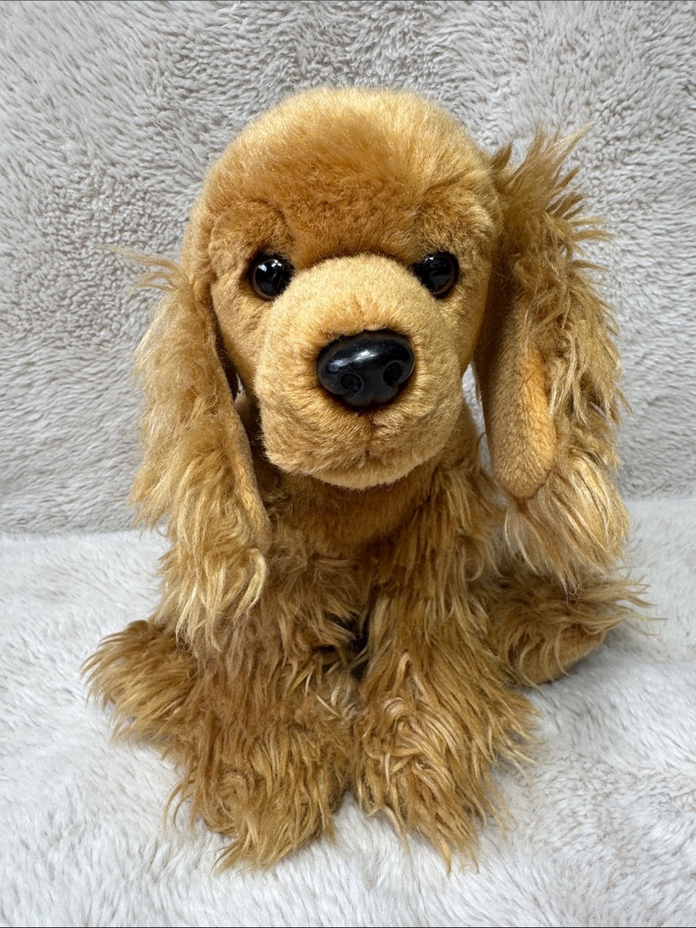 Webkinz Signature Cocker Spaniel Puppy Dog Plush Ganz 12” Toy No Code Brown